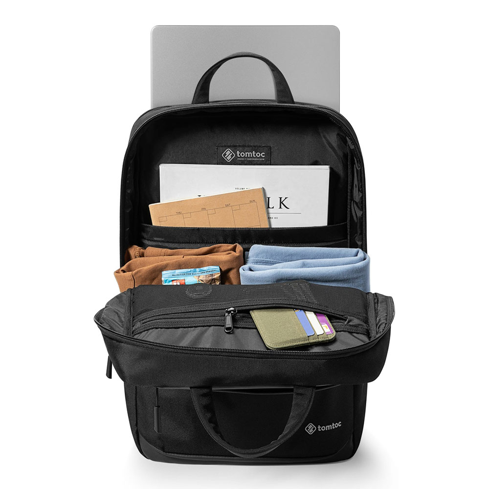 TomToc batoh Navigator T71 Laptop Backpack 18L - Black