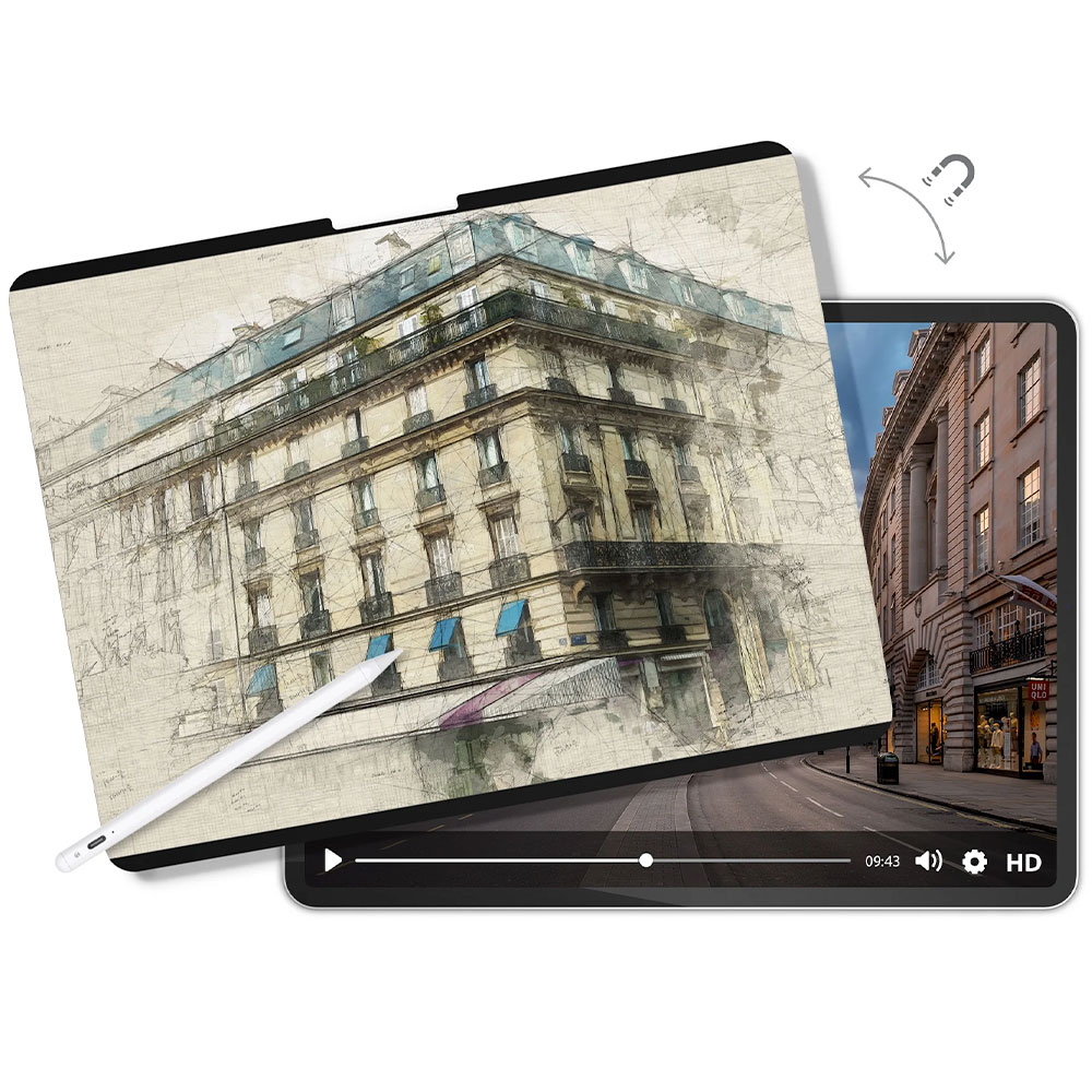 SwitchEasy EasyPaper Pro Magnetic Paper-Feel Screen Protector pre iPad Air 13" M2/M3 2024/2025