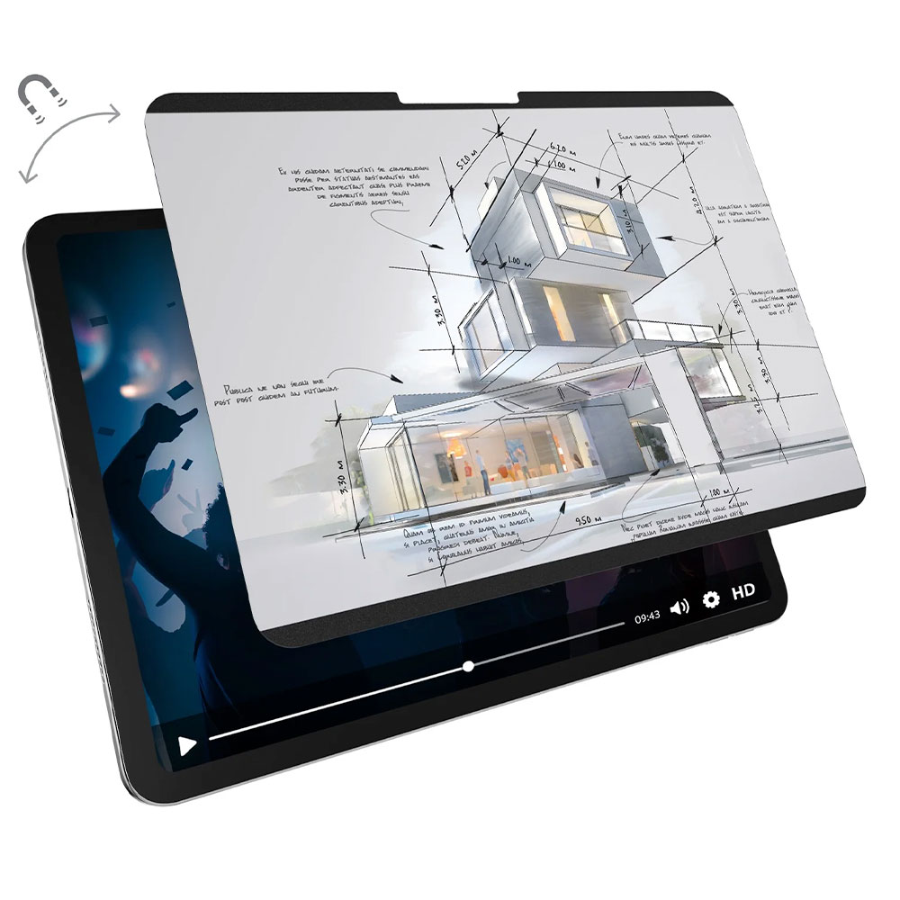 SwitchEasy EasyPaper Pro Magnetic Paper-Feel Screen Protector pre iPad Air 13" M2/M3 2024/2025