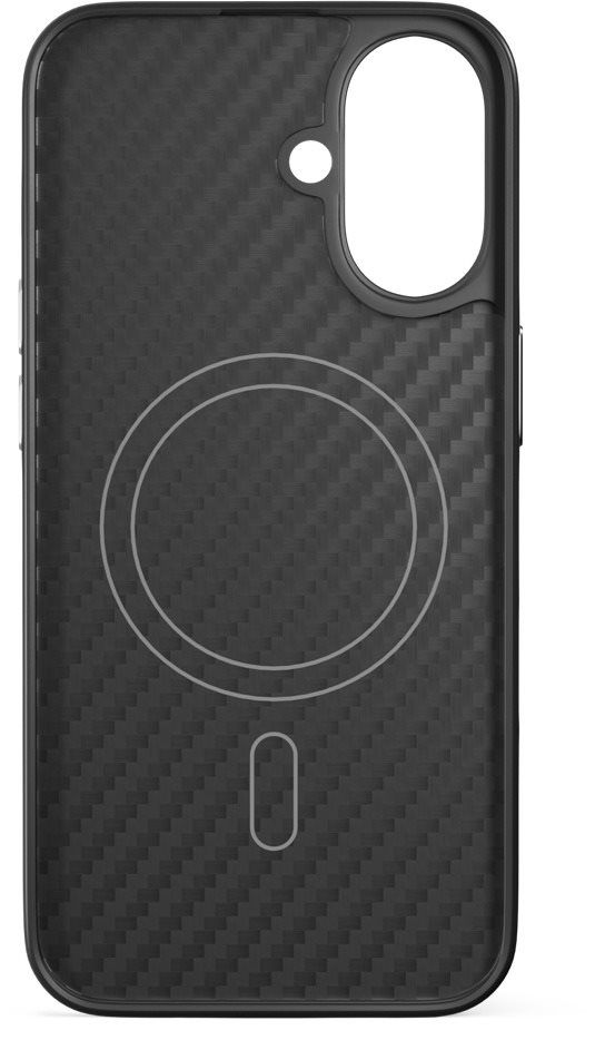 Epico Mag+ Hybrid Carbon Case iPhone 16 Plus - čierna