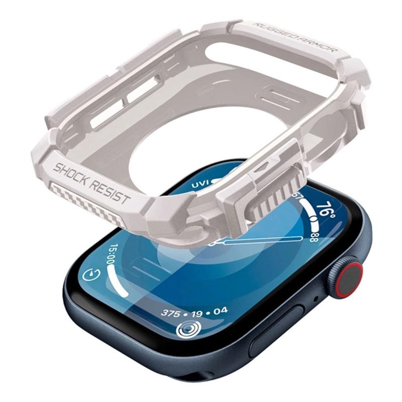 Spigen kryt Rugged Armor pre Apple Watch 10 46mm - Dune Beige