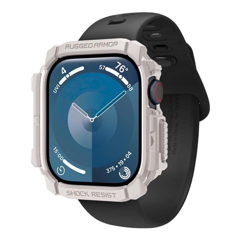 Spigen kryt Rugged Armor pre Apple Watch 10 46mm - Dune Beige