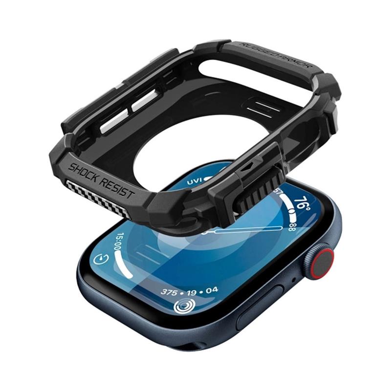 Spigen kryt Rugged Armor pre Apple Watch 10 42mm - Matte Black