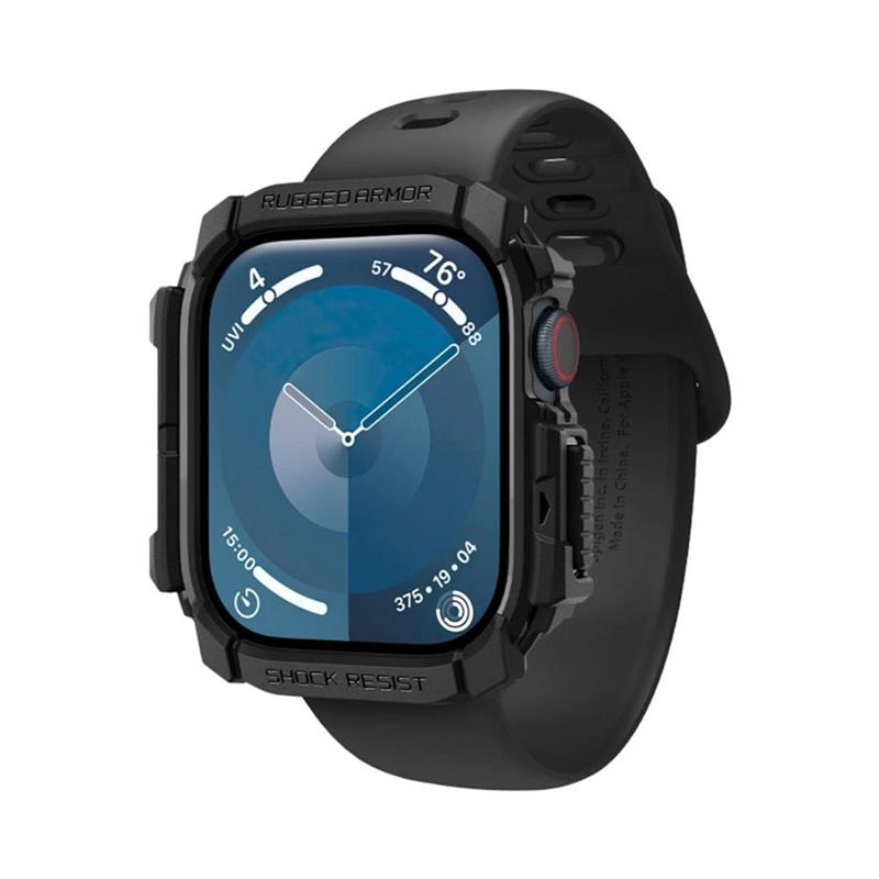 Spigen kryt Rugged Armor pre Apple Watch 10 42mm - Matte Black