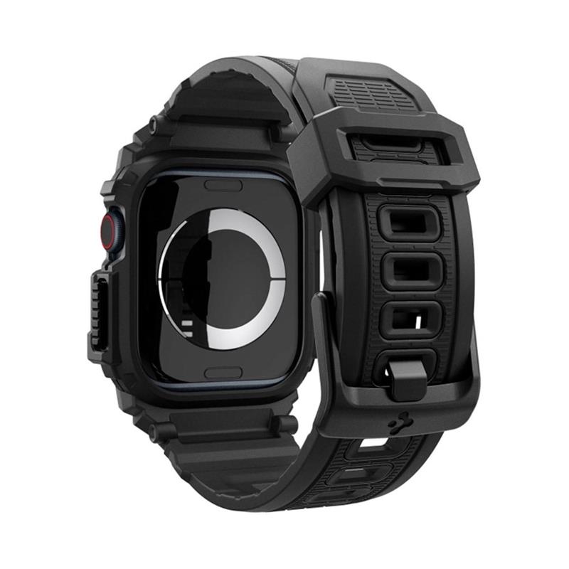 Spigen kryt Rugged Armor Pro pre Apple Watch 10 42mm - Matte Black