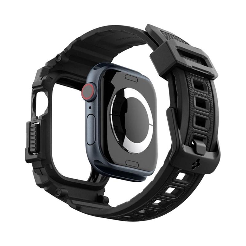 Spigen kryt Rugged Armor Pro pre Apple Watch 10 42mm - Matte Black