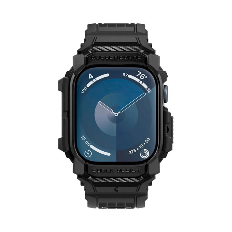 Spigen kryt Rugged Armor Pro pre Apple Watch 10 42mm - Matte Black