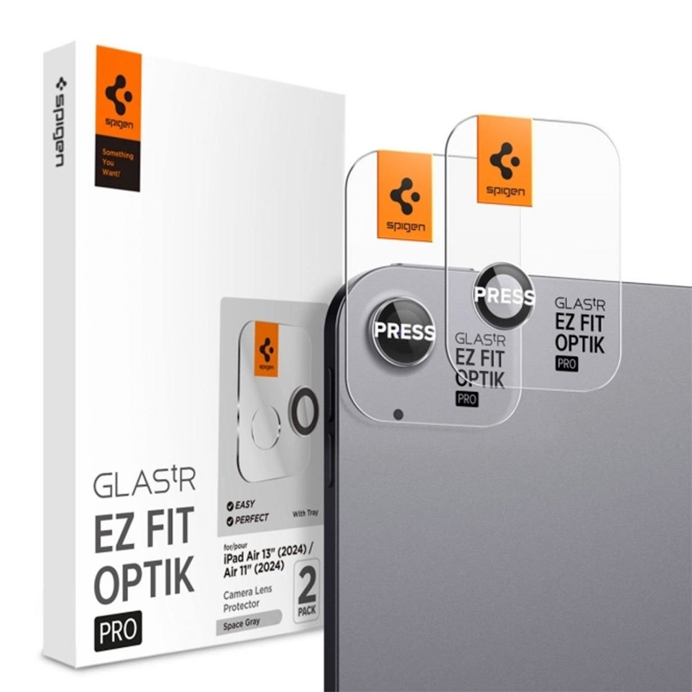 Spigen Glass tR EZ Fit Optik Pro pre iPad Air 11" M2/M3, iPad Air 13" M2/M3 - Space Gray