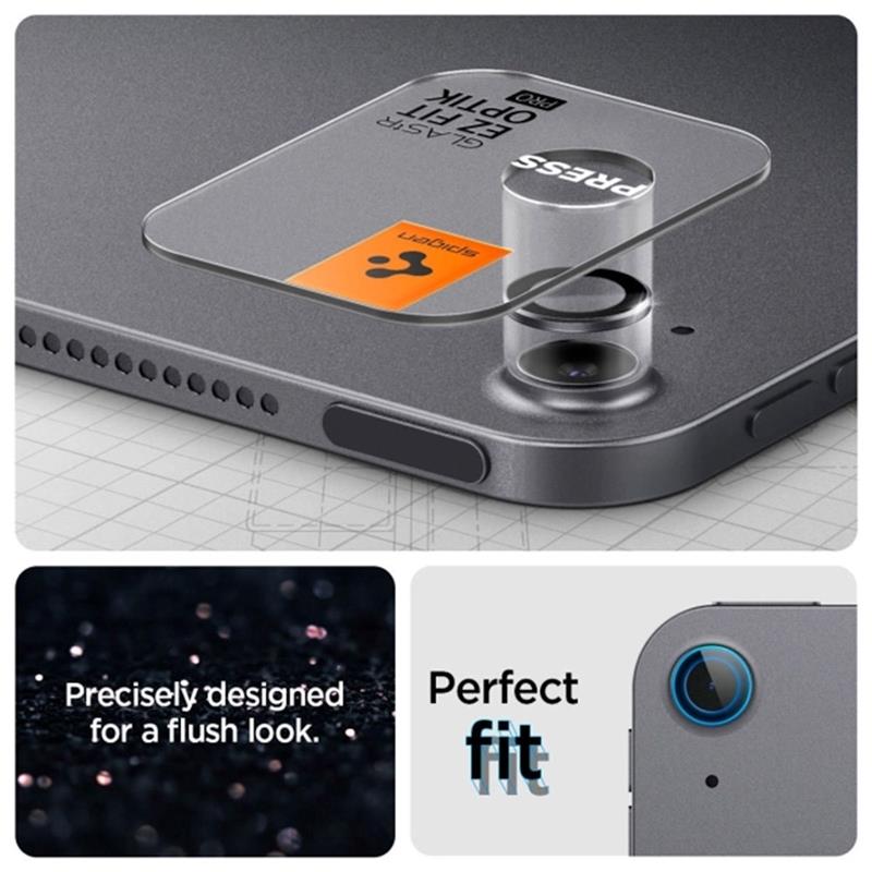 Spigen Glass tR EZ Fit Optik Pro pre iPad Air 11" M2/M3, iPad Air 13" M2/M3 - Space Gray