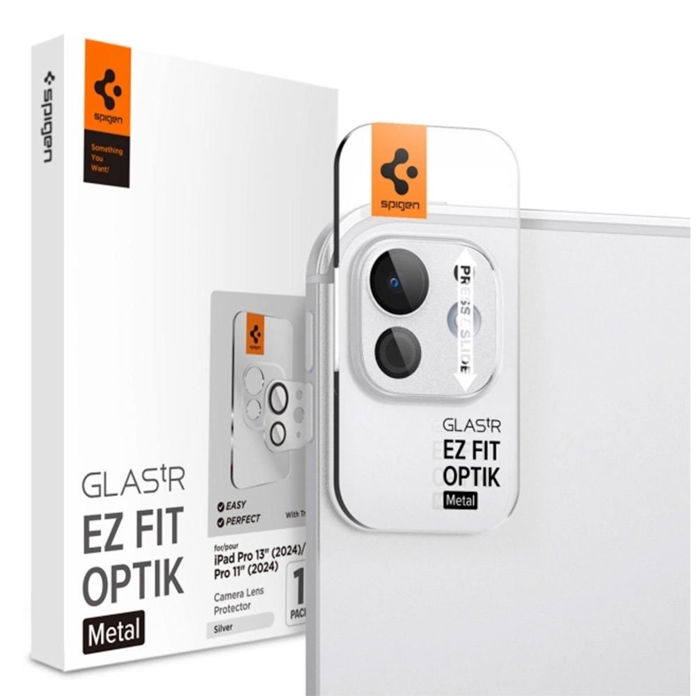 Spigen Glass tR EZ Fit Optik Pro pre iPad Pro 11" M4/iPad Pro 13" M4 - Silver