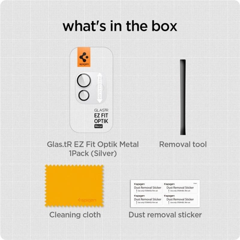 Spigen Glass tR EZ Fit Optik Pro pre iPad Pro 11" M4/iPad Pro 13" M4 - Silver