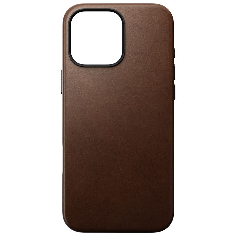 Nomad kryt Traditional Leather Case Magsafe pre iPhone 16 Pro Max - Brown