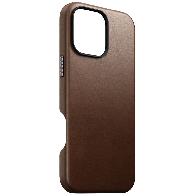 Nomad kryt Traditional Leather Case Magsafe pre iPhone 16 Pro Max - Brown