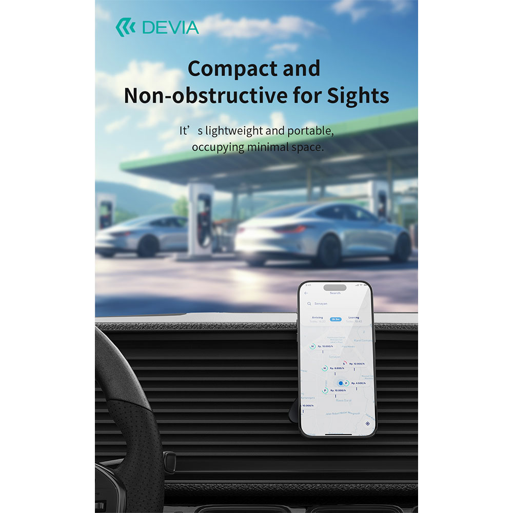 Devia držiak do auta Smart Series Magnetic Air Outlet Vehicle Bracket - Black