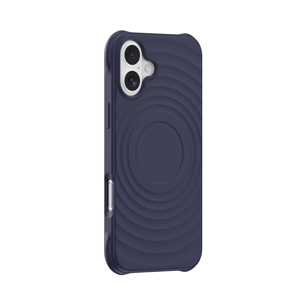 Devia kryt Ripple Magnetic Shockproof TPU Case pre iPhone 16 - Blue
