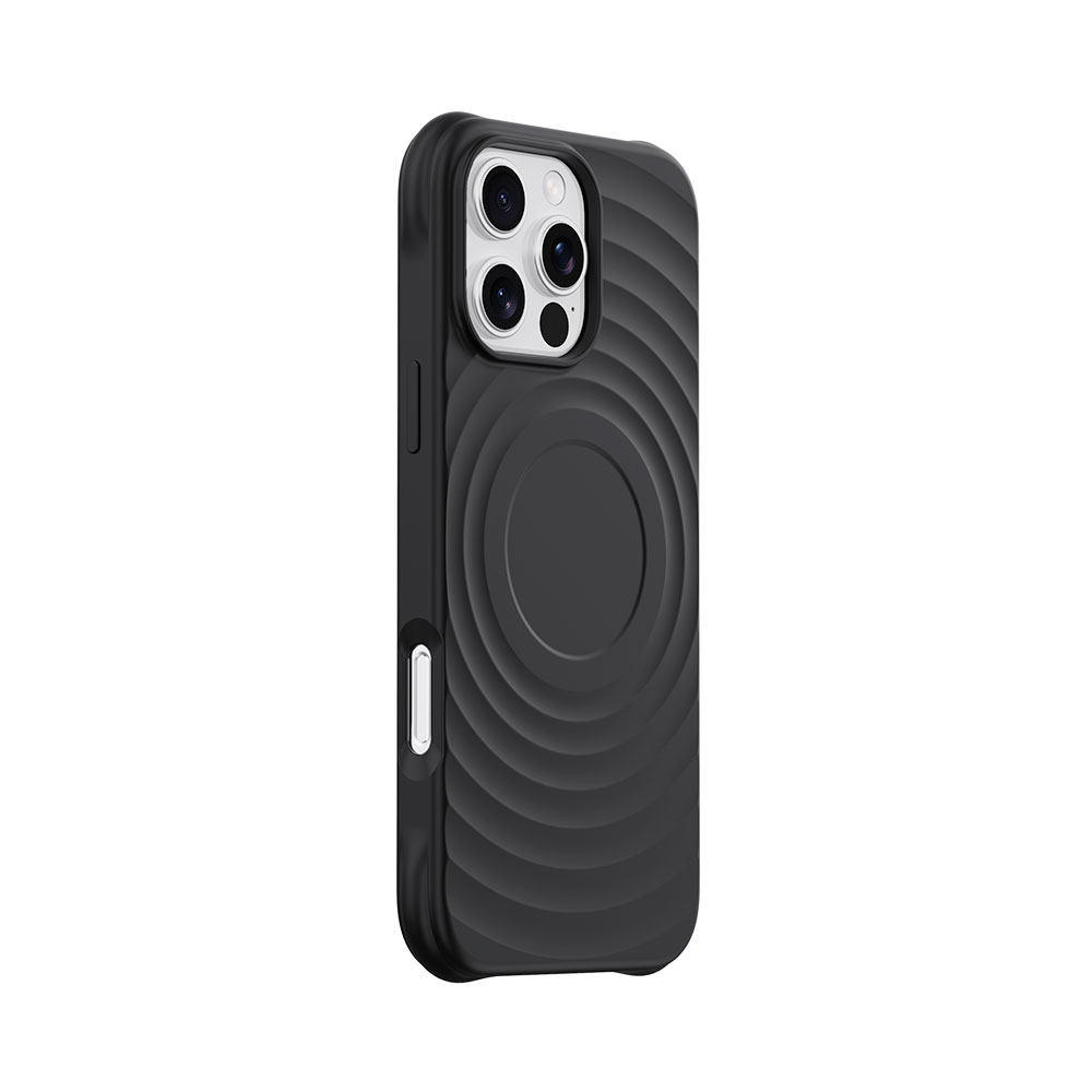 Devia kryt Ripple Magnetic Shockproof TPU Case pre iPhone 16 Pro - Black