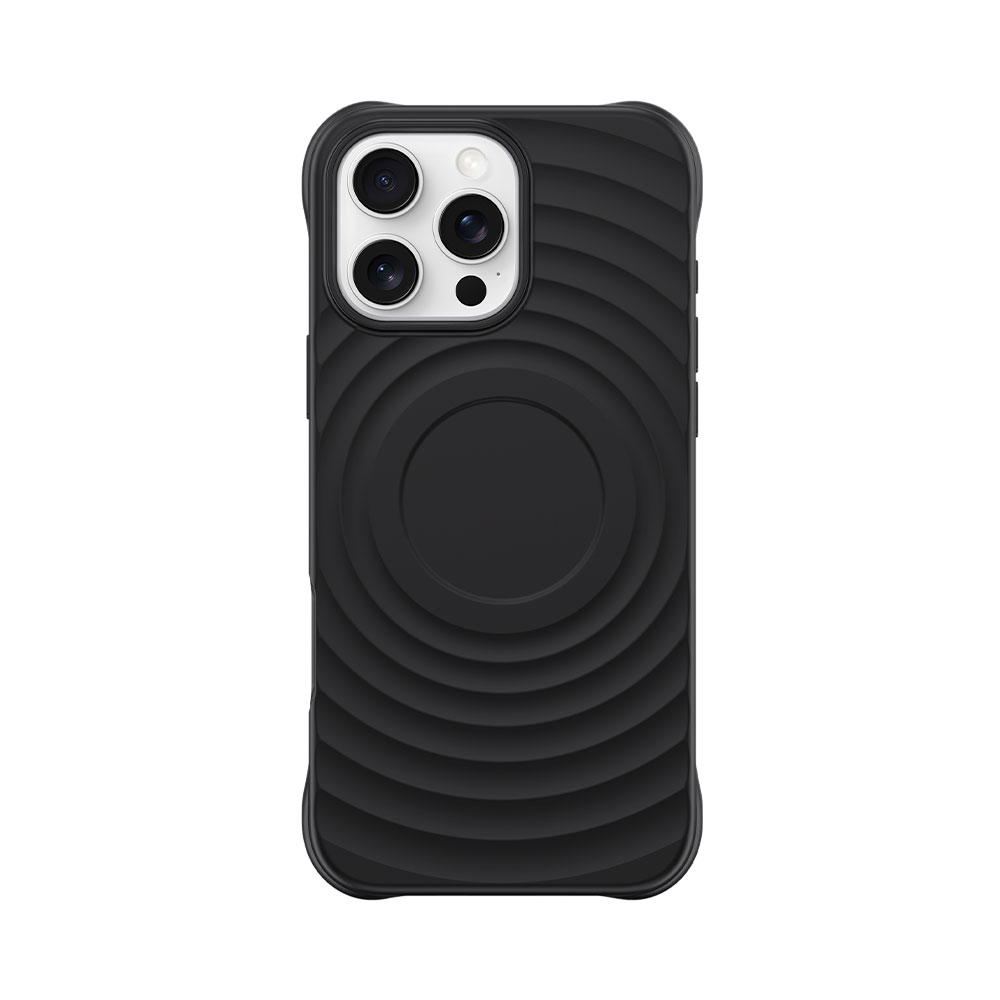 Devia kryt Ripple Magnetic Shockproof TPU Case pre iPhone 16 Pro - Black