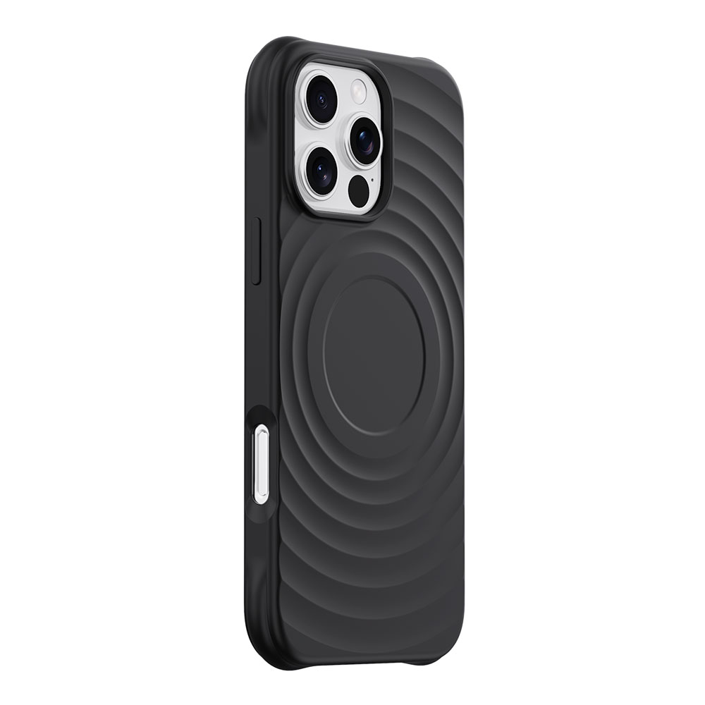 Devia kryt Ripple Magnetic Shockproof TPU Case pre iPhone 16 Pro Max - Black
