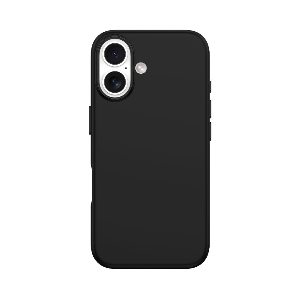 Devia kryt Nature Series Silicone Magnetic Case pre iPhone 16 - Black