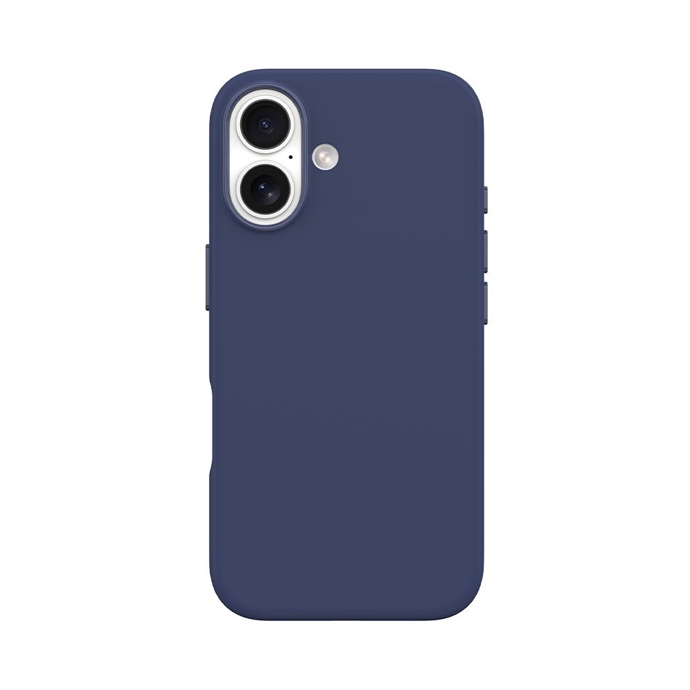 Devia kryt Nature Series Silicone Magnetic Case pre iPhone 16 - Blue