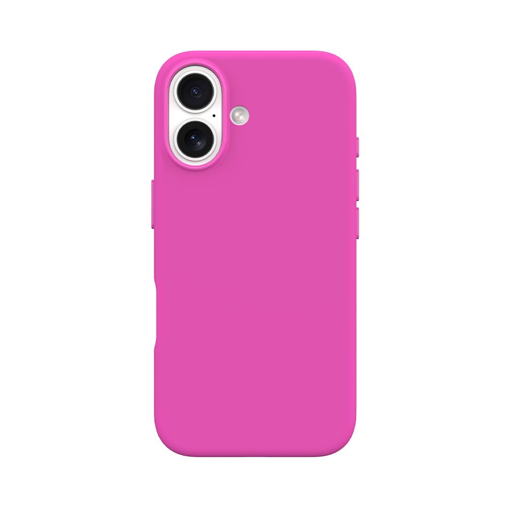 Devia kryt Nature Series Silicone Magnetic Case pre iPhone 16 - Rose Red