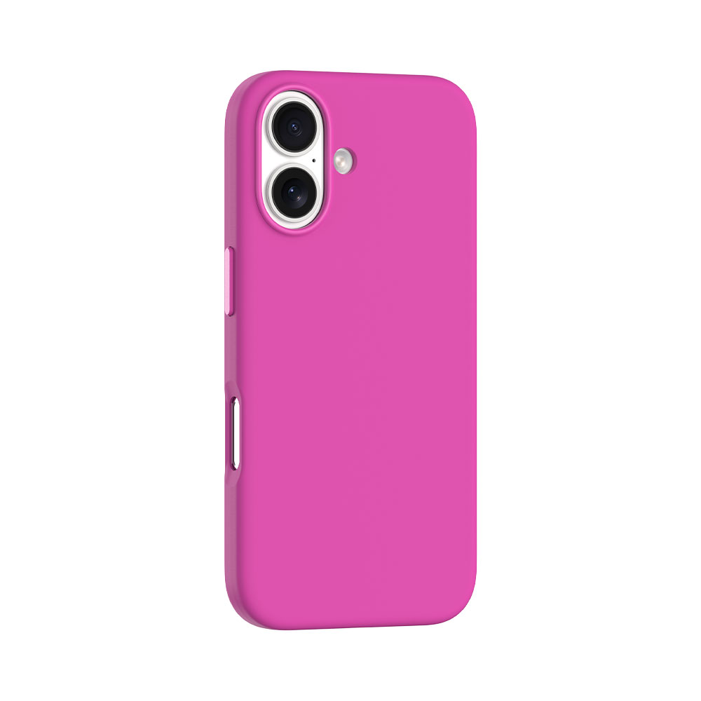 Devia kryt Nature Series Silicone Magnetic Case pre iPhone 16 - Rose Red
