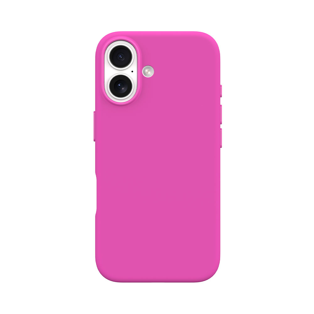 Devia kryt Nature Series Silicone Magnetic Case pre iPhone 16 - Rose Red