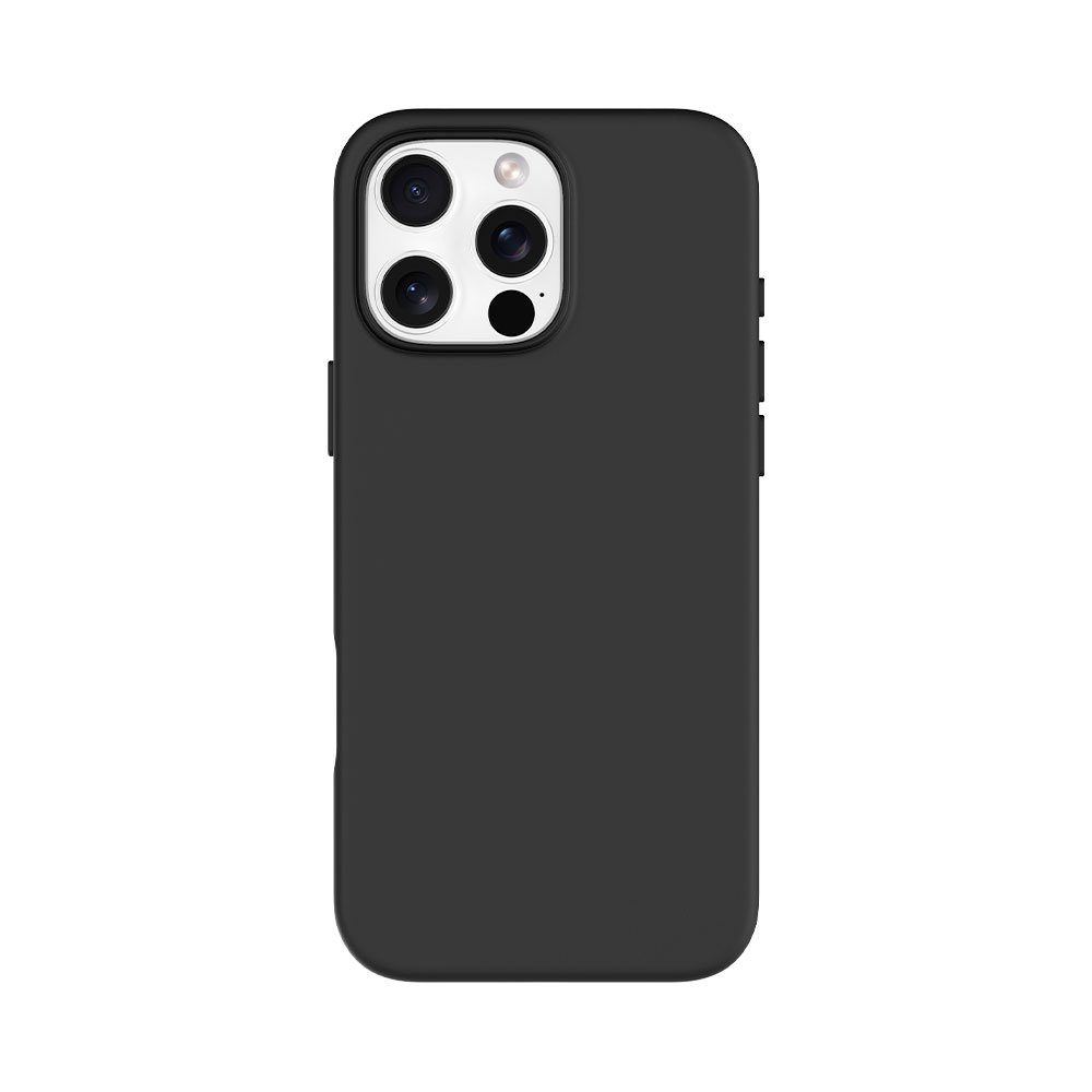 Devia kryt Nature Series Silicone Magnetic Case pre iPhone 16 Pro - Black