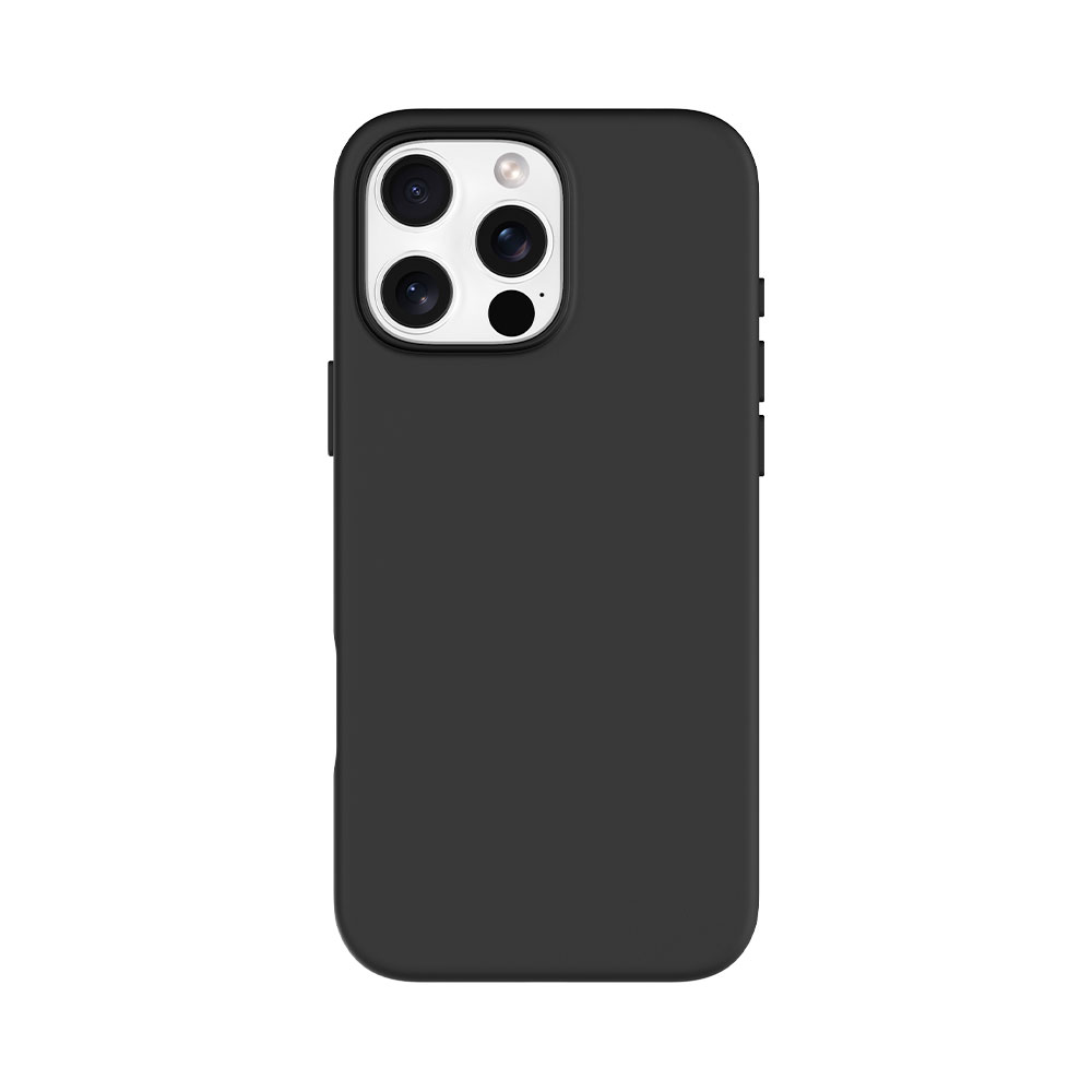 Devia kryt Nature Series Silicone Magnetic Case pre iPhone 16 Pro - Black
