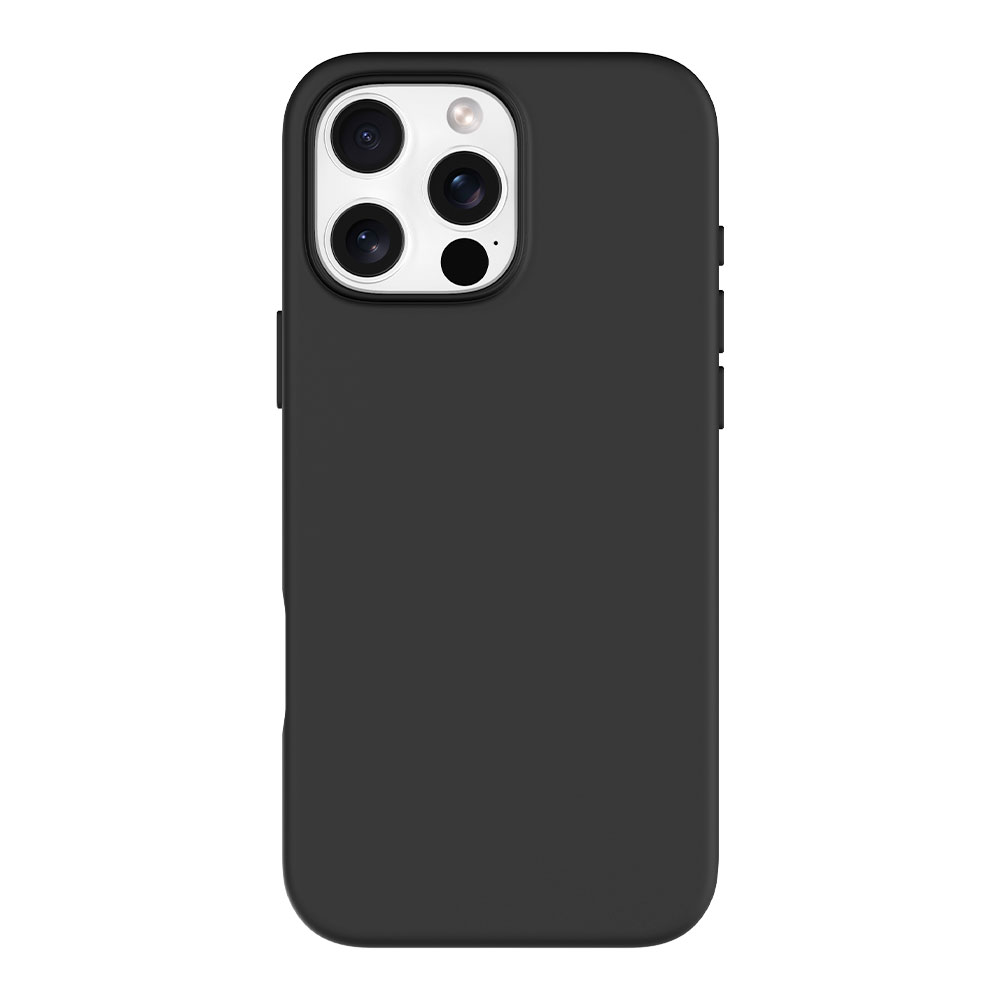 Devia kryt Nature Series Silicone Magnetic Case pre iPhone 16 Pro Max - Black