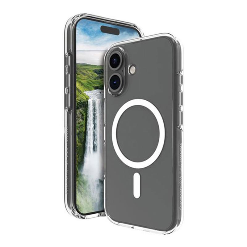 dbramante1928 - Puzdro Iceland Ultra D3O s MagSafe pre iPhone 16 Plus, transparentná