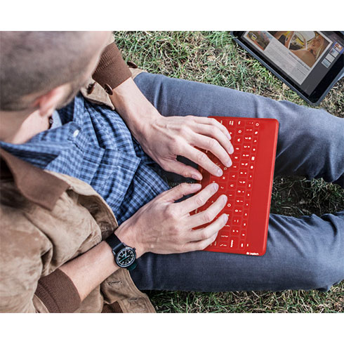 Logitech Keys-To-Go 2 - prenosná Bluetooth klávesnica, US - grafitová