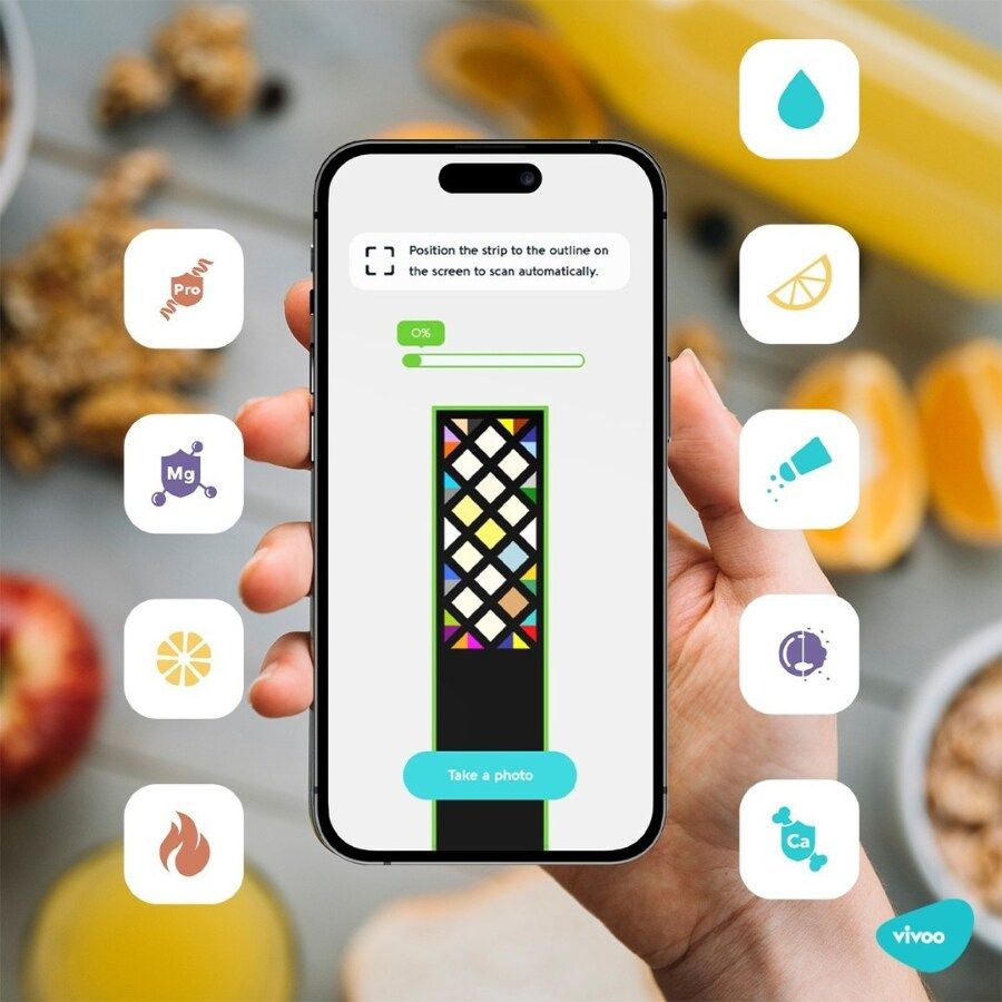 Vivoo testovací proužek pro analýzu moči, 1ks