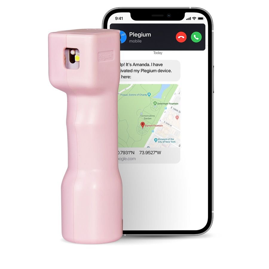 Plegium Smart Pepřový sprej - růžový