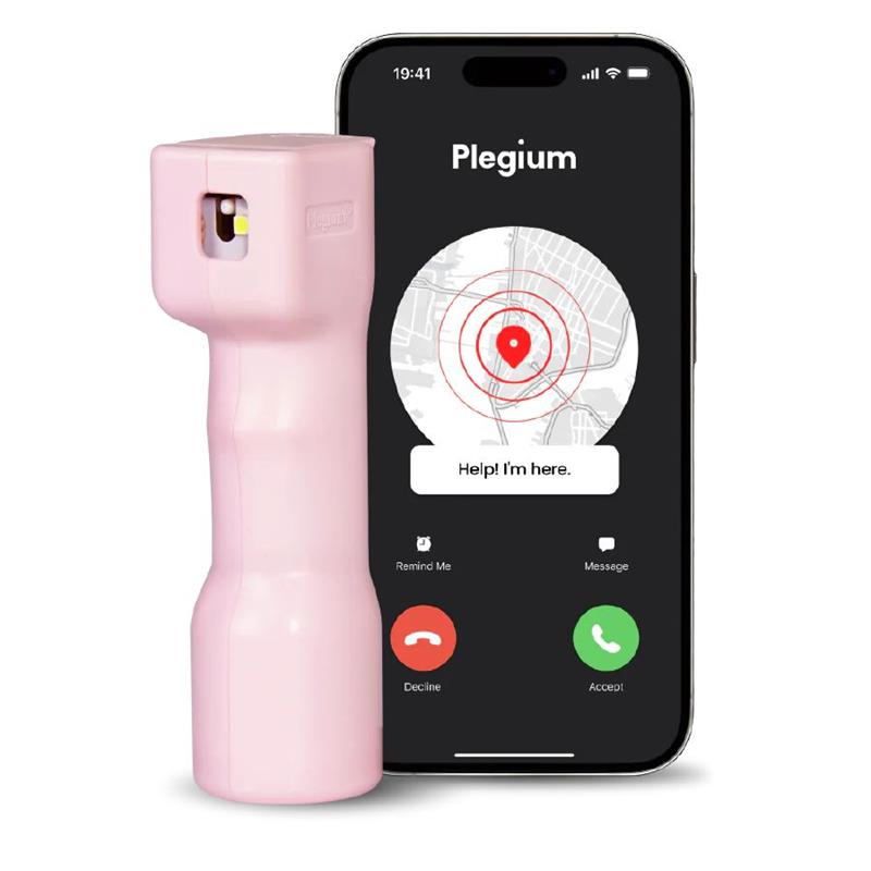 Plegium Smart Pepřový sprej - růžový