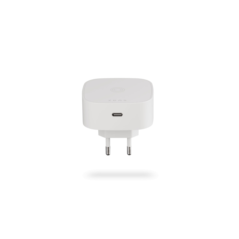 ZENS Wireless Charging  Adapter White
