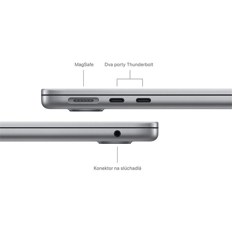MacBook Air 13" Apple M3 8C CPU 10C GPU 16GB 512GB Kozmický sivý SK