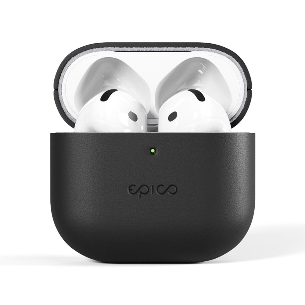 Epico Leather Case Airpods 4/4 (ANC) - černá
