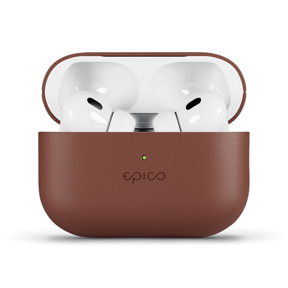 Epico Leather Case Airpods Pro 2 - hnědá
