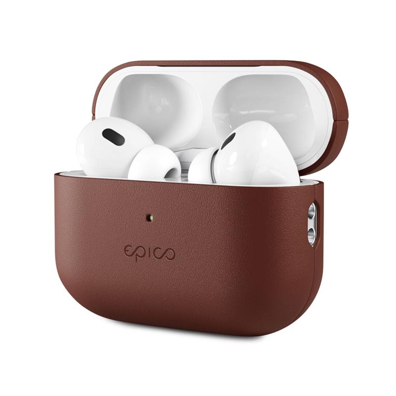 Epico Leather Case Airpods Pro 2 - hnědá