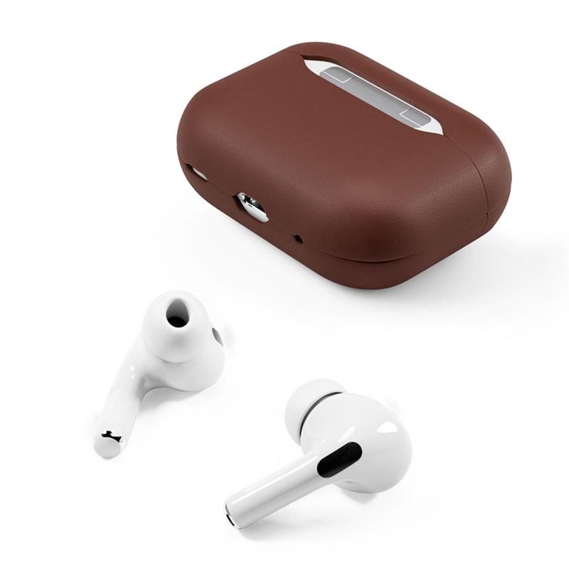 Epico Leather Case Airpods Pro 2 - hnědá