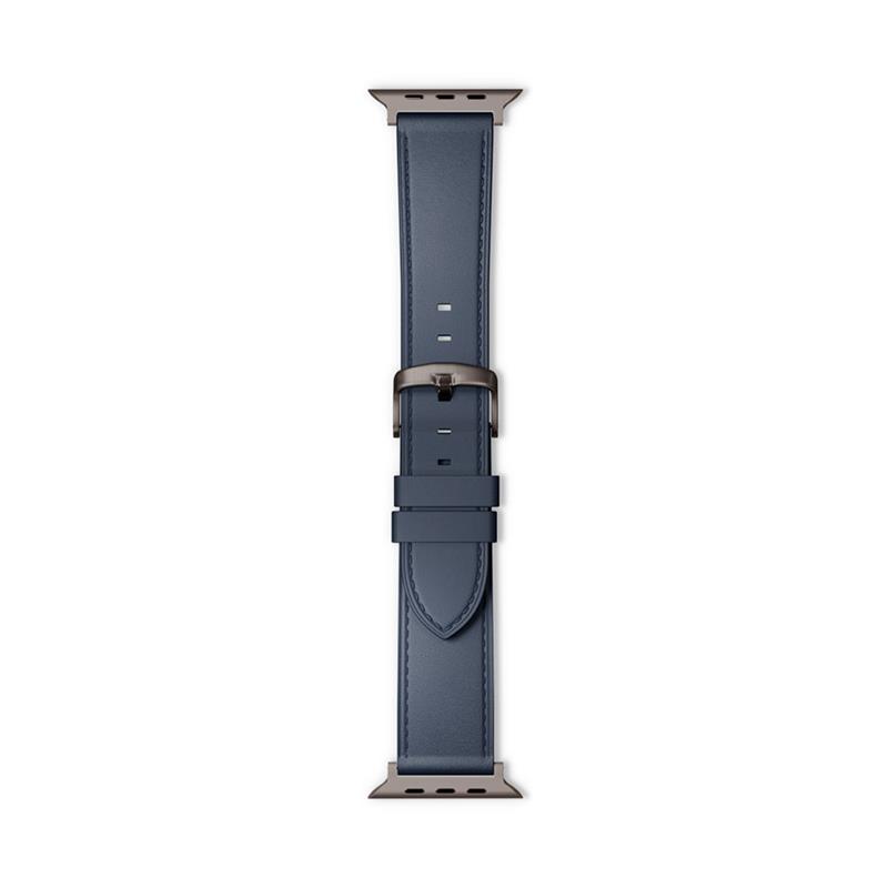 Epico Watch Strap Leather 42/41/40/38 mm - modrá