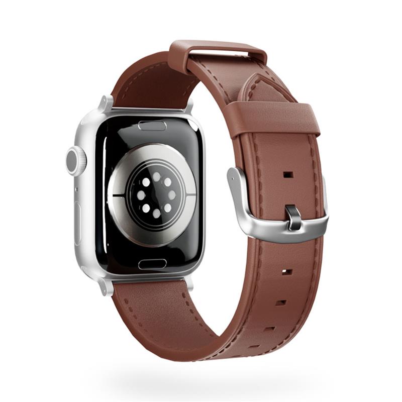 Epico Watch Strap Leather 42/41/40/38 mm - hnědá