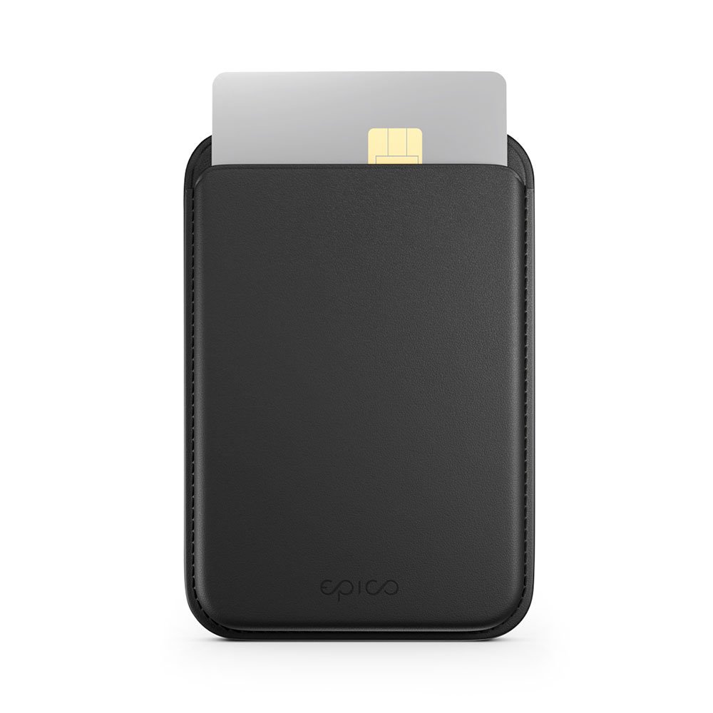 Epico Mag+ Leather Wallet - černá