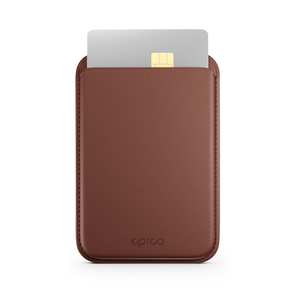 Epico Mag+ Leather Wallet - hnědá