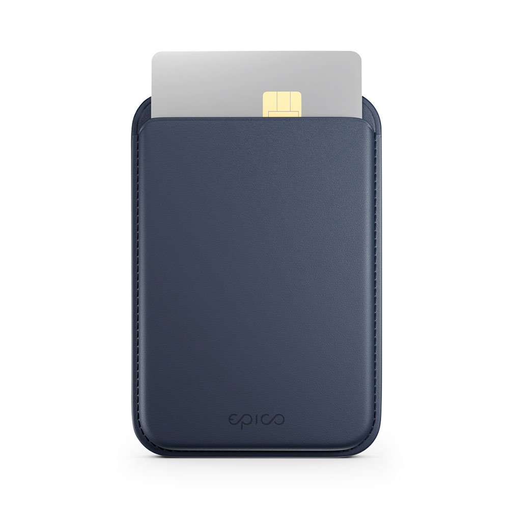 Epico Mag+ Leather Wallet - modrá