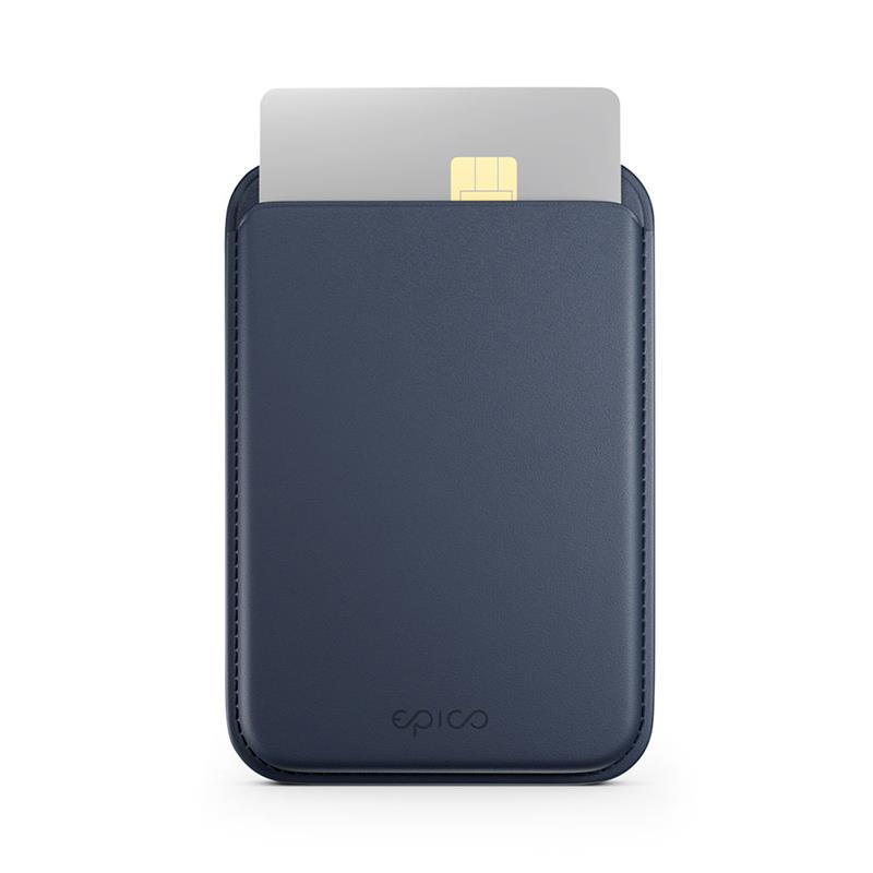 Epico Mag+ Leather Wallet - modrá