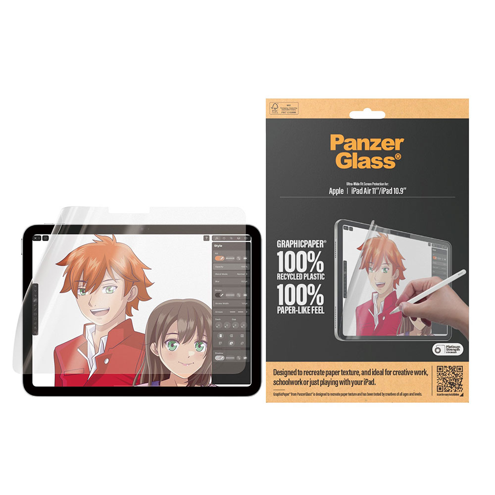 PanzerGlass ochranná fólia GraphicPaper pre iPad Air 11" M2/M3, iPad 10-11 Gen