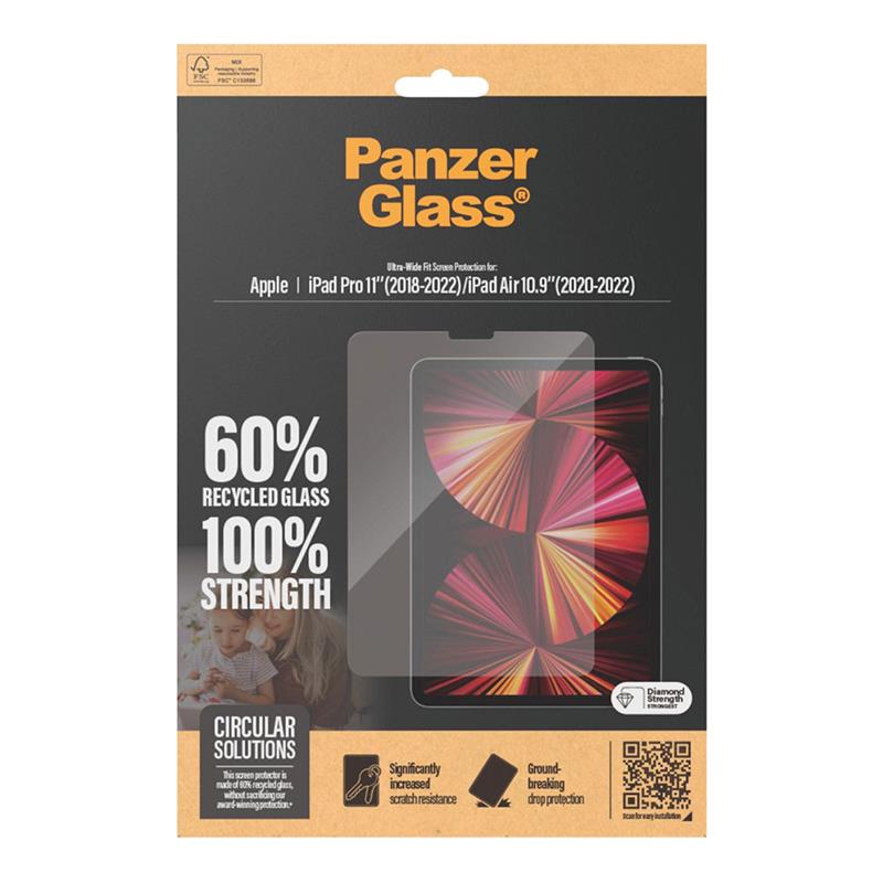 PanzerGlass ochranné sklo UWF pre iPad Air 10.9"/iPad Pro 11" 2018-2022 - Clear