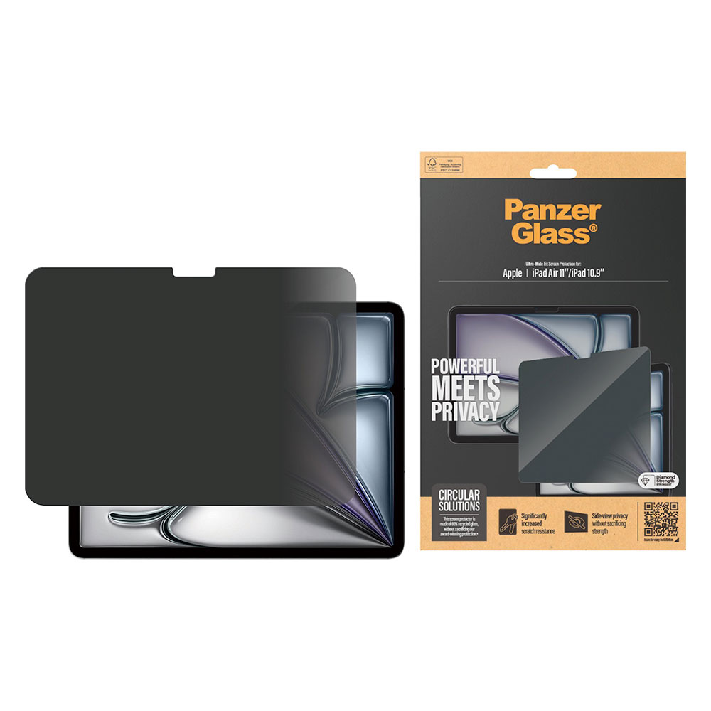 PanzerGlass ochranné sklo UWF Privacy pre iPad Air 11" M2/M3, iPad 10-11 Gen